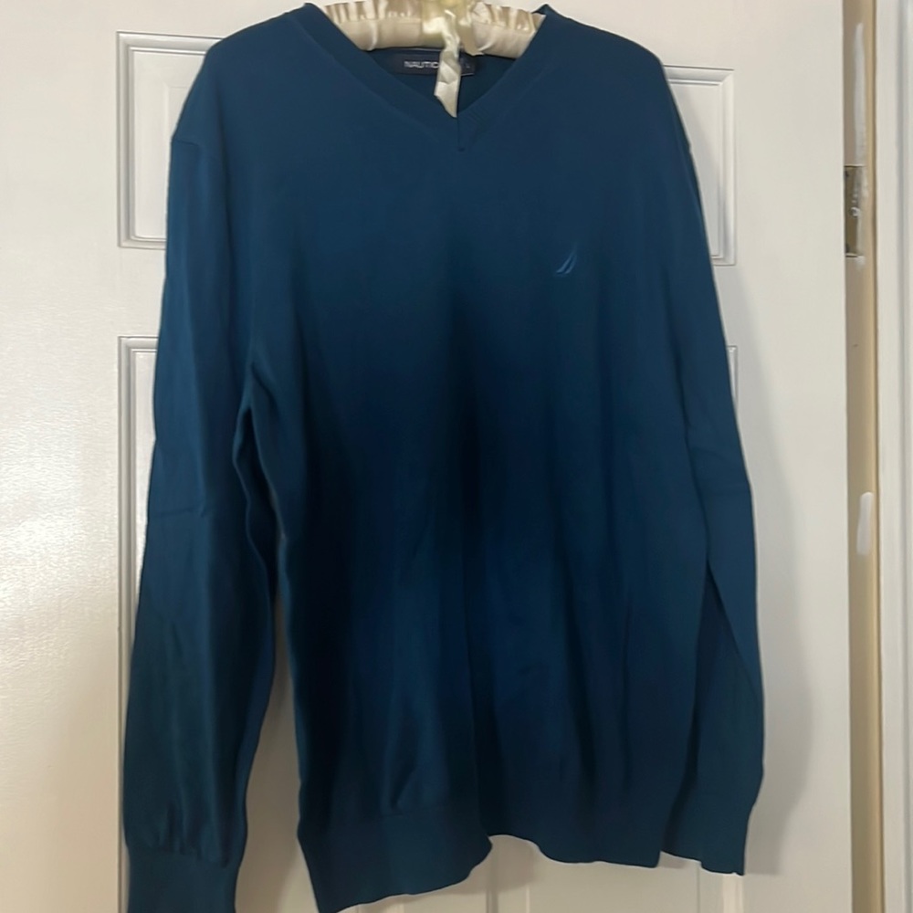 Mens Nautica V-neck sweater